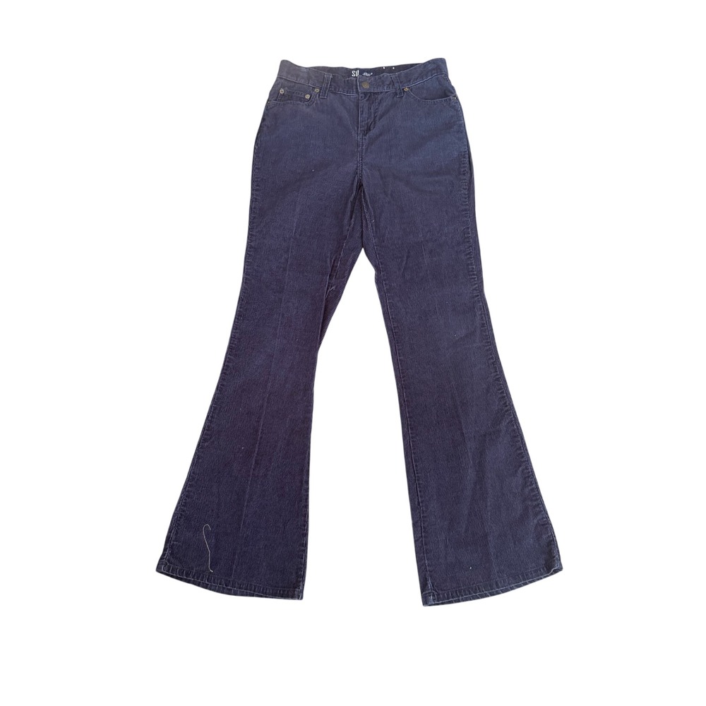 SO Authentic American Heritage Blue Corduroy Flare Pants Size 3 Bell Bottoms